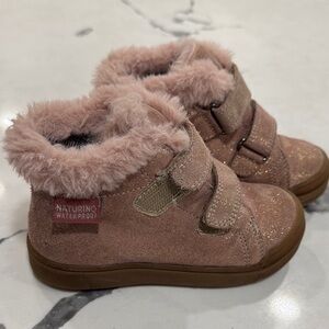 Naturino Glittery Pink Kids Boots